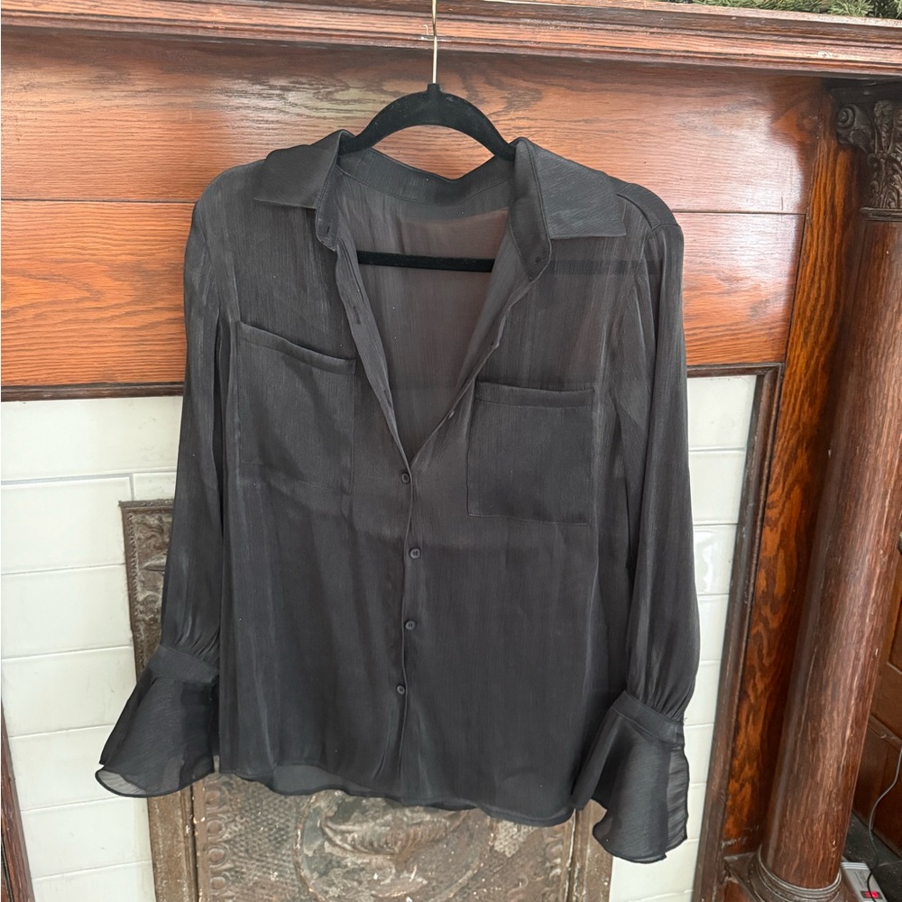 Mesh Button Up - image 1